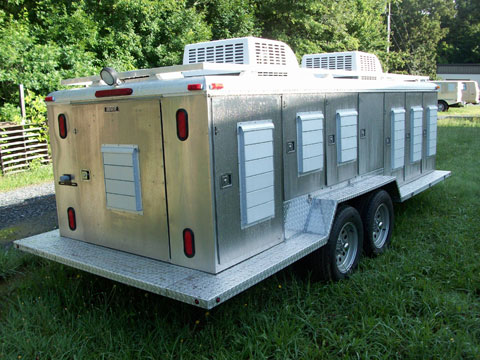 Stainless Steel Dog Trailer