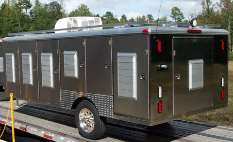 Stainless Steel Dog Trailer