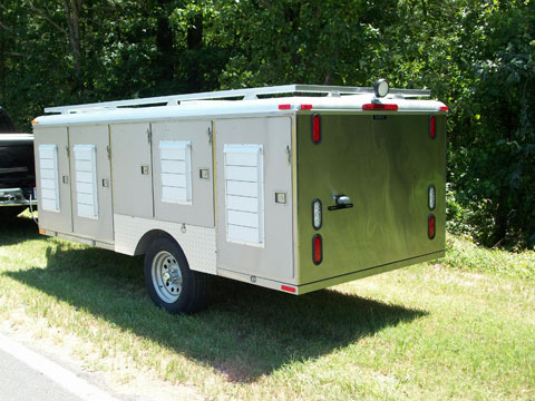 Stainless Steel Dog Trailer