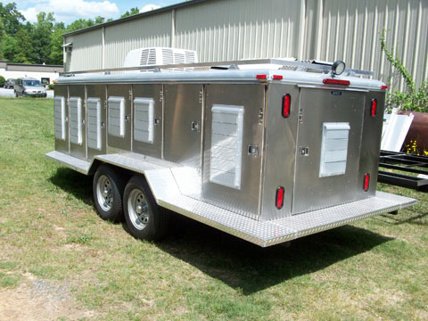 Stainless Steel Dog Trailer