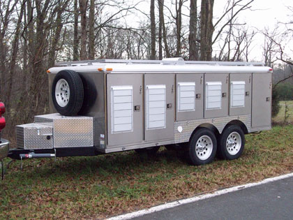Diamond deluxe dog trailers shop