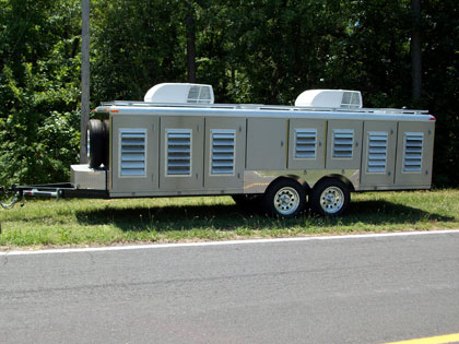 Stainless Steel Dog Trailer