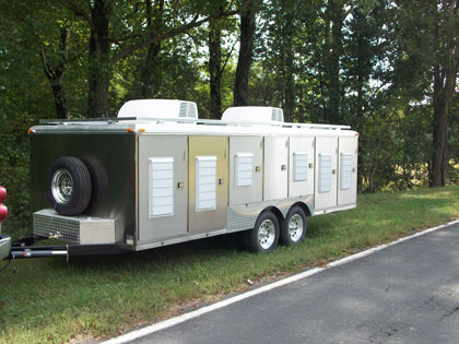 Stainless Steel Dog Trailer