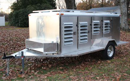 Stainless Steel Dog Trailer